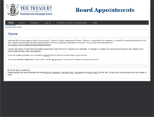 Tablet Screenshot of boardappointments.co.nz